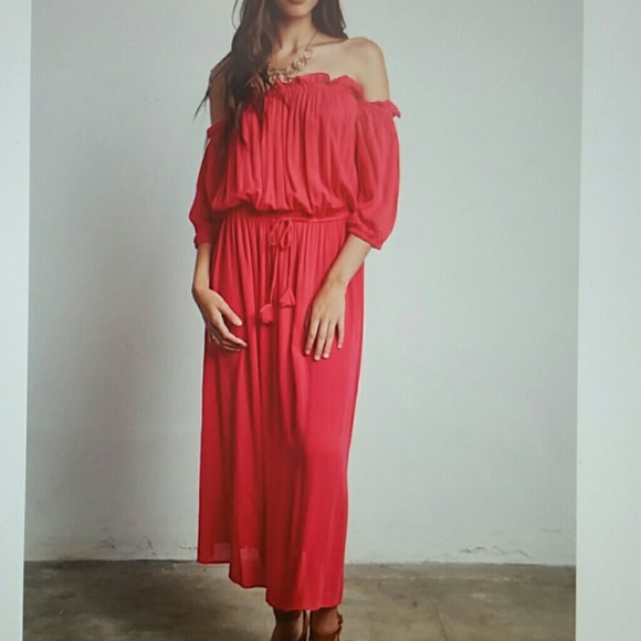 Long maxi dress off shoulder - Picture 5 of 6